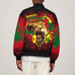 Unapologetically Black and Proud Bomber Jacket Africa Map with Lion