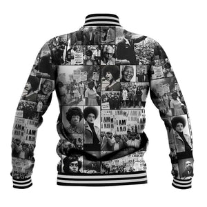 African Baseball Jacket Black Power Images DT02