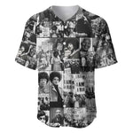 African Baseball Jersey Black Power Images