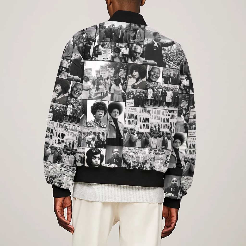 African Bomber Jacket Black Power Images