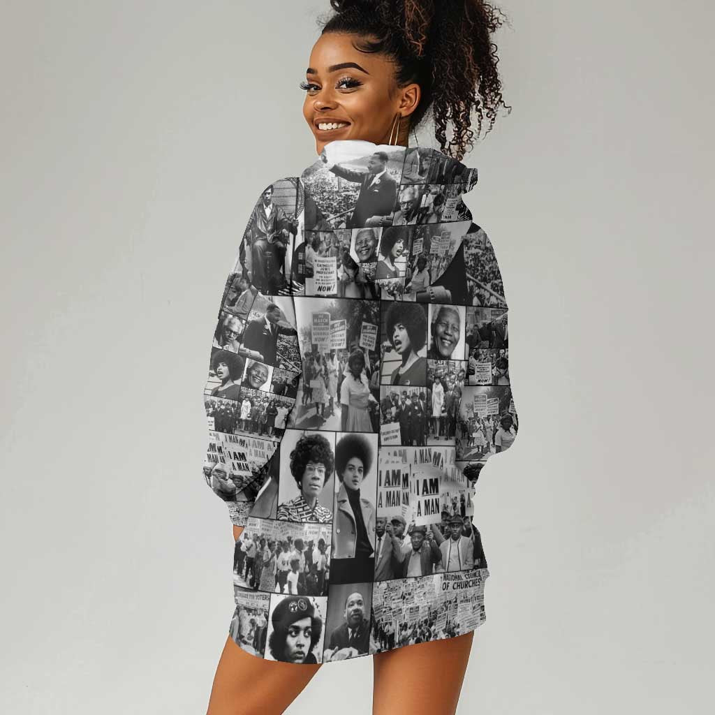 African Hoodie Dress Black Power Images