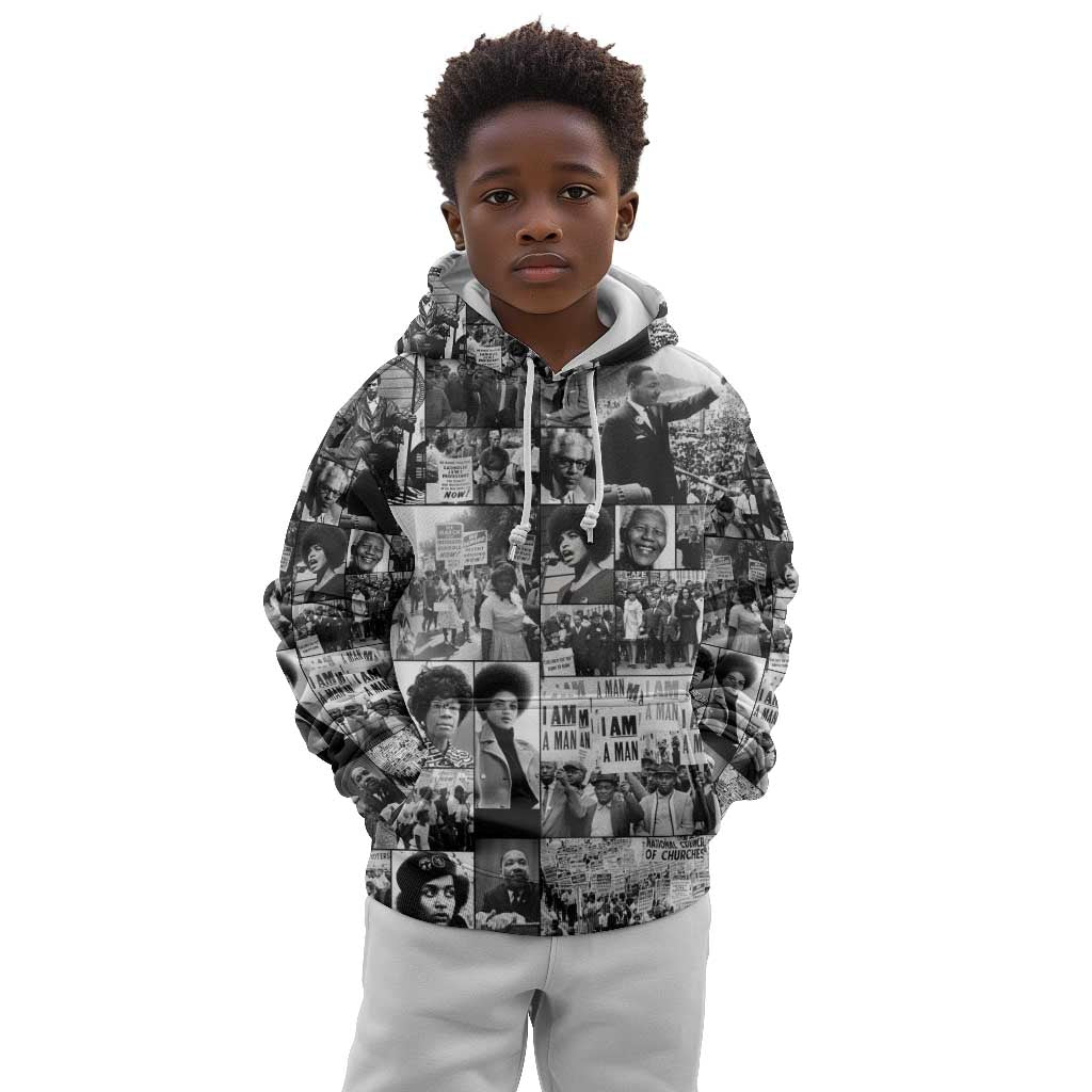 African Kid Hoodie Black Power Images