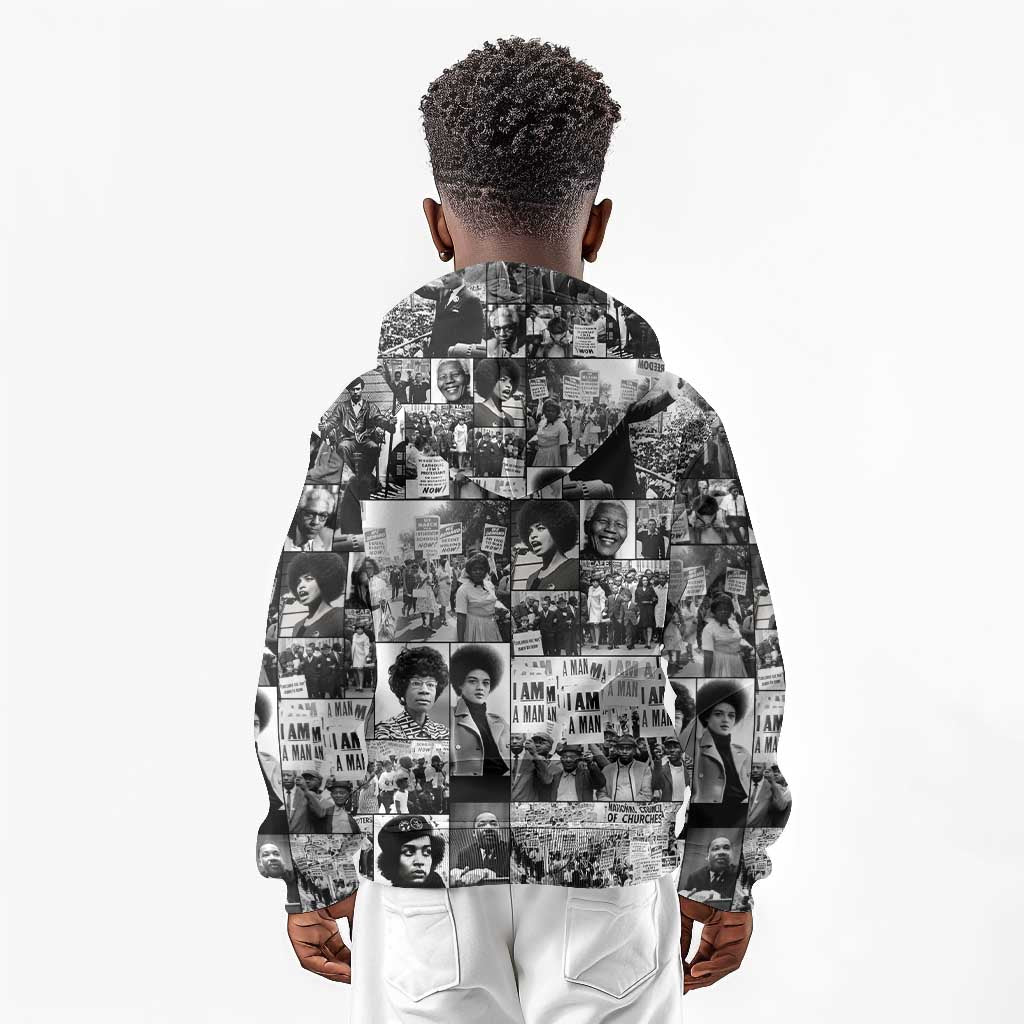 African Kid Hoodie Black Power Images