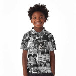 African Kid Polo Shirt Black Power Images
