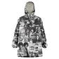 African KId Wearable Blanket Hoodie Black Power Images