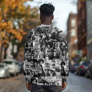 African Long Sleeve Shirt Black Power Images DT02