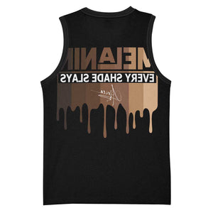 Every Shade Slays Melanin Basketball Jersey African Signature - African Pride