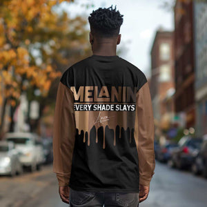 Every Shade Slays Melanin Long Sleeve Shirt African Signature DT02