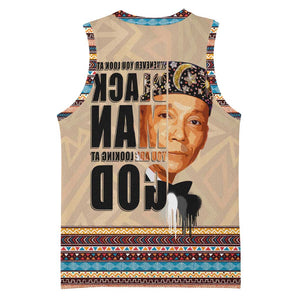The Most Honorable Elijah Muhammad Basketball Jersey Black Man - African Pride
