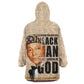 The Most Honorable Elijah Muhammad KId Wearable Blanket Hoodie Black Man