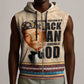 The Most Honorable Elijah Muhammad Sleeveless Zip Hoodie Black Man - African Pride