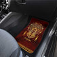Personalized Anubis Car Mats Ancient Egyptian Pattern In Red