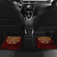 Personalized Anubis Car Mats Ancient Egyptian Pattern In Red