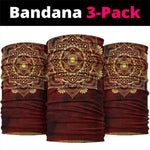 Anubis Neck Gaiter Ancient Egyptian Pattern In Red - African Pride