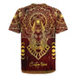 Personalized Anubis Rugby Jersey Ancient Egyptian Pattern In Red