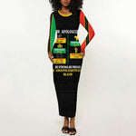 Never Apologize For Your Pride Long Sleeve Bodycon Dress African Black History DT02