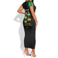 Never Apologize For Your Pride Short Sleeve Bodycon Dress African Black History DT02