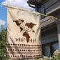 Root Africa Garden Flag African Map