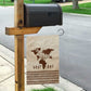 Root Africa Garden Flag African Map