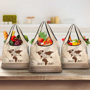 Root Africa Grocery Bag African Map