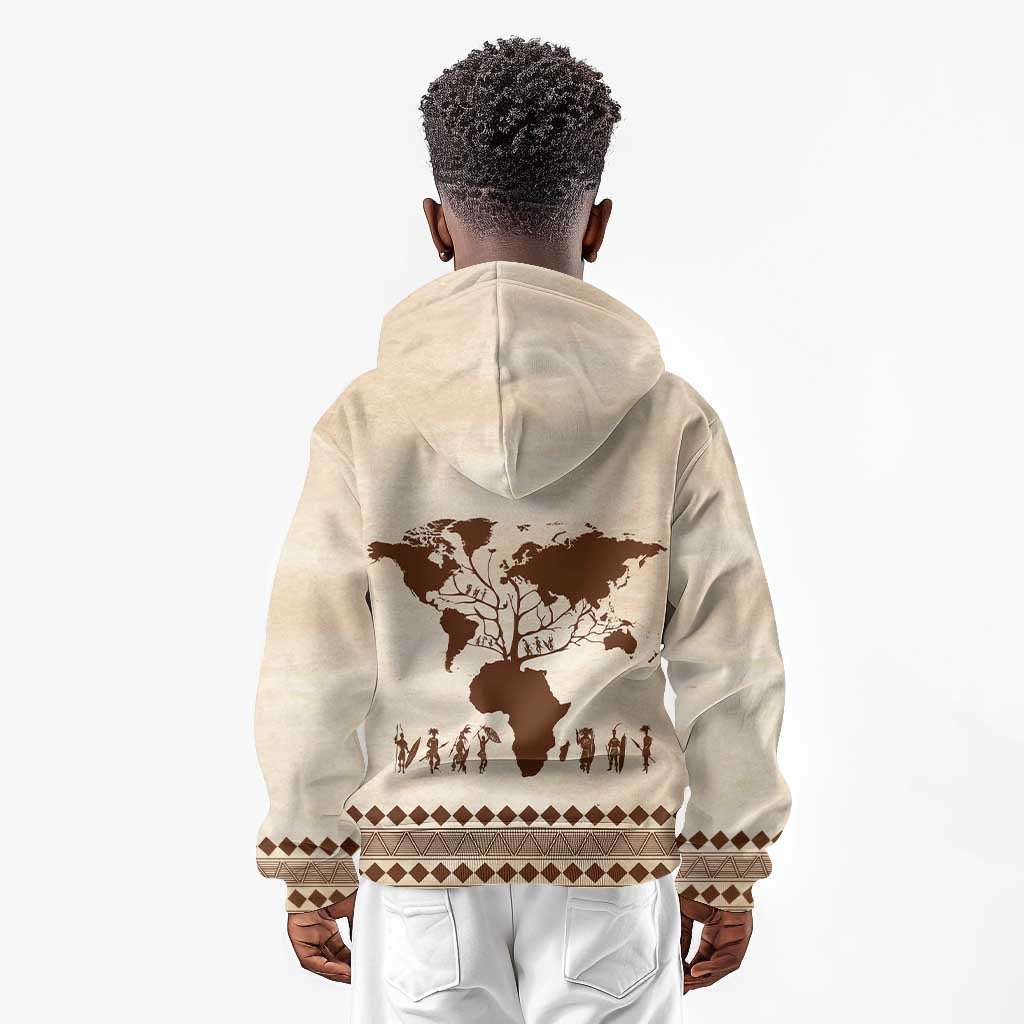Root Africa Kid Hoodie African Map