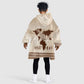 Root Africa KId Wearable Blanket Hoodie African Map