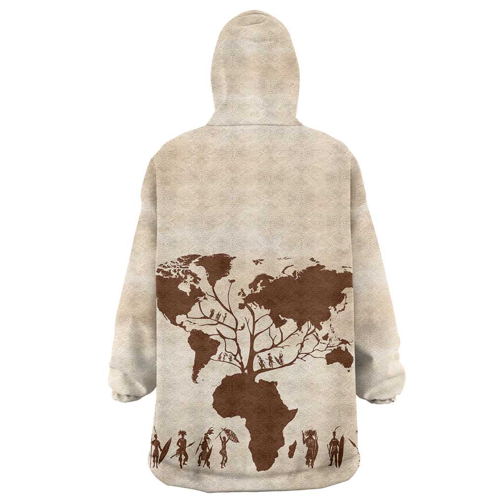 Root Africa KId Wearable Blanket Hoodie African Map