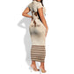 Root Africa Short Sleeve Bodycon Dress African Map DT02