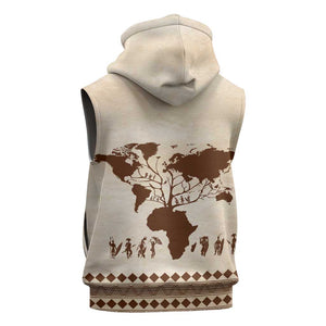 Root Africa Sleeveless Hoodie African Map - African Pride