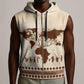Root Africa Sleeveless Zip Hoodie African Map - African Pride