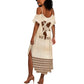 Root Africa Summer Maxi Dress African Map