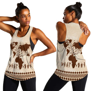 Root Africa Women Racerback Tank African Map