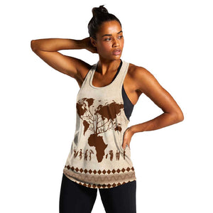 Root Africa Women Racerback Tank African Map