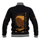 Personalized Beautiful Black Girl Baseball Jacket - Women of Africa Design DT02