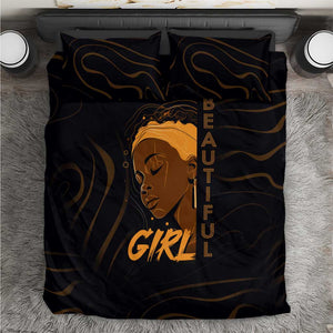 Personalized Beautiful Black Girl Bedding Set - Women of Africa Design