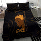 Personalized Beautiful Black Girl Bedding Set - Women of Africa Design