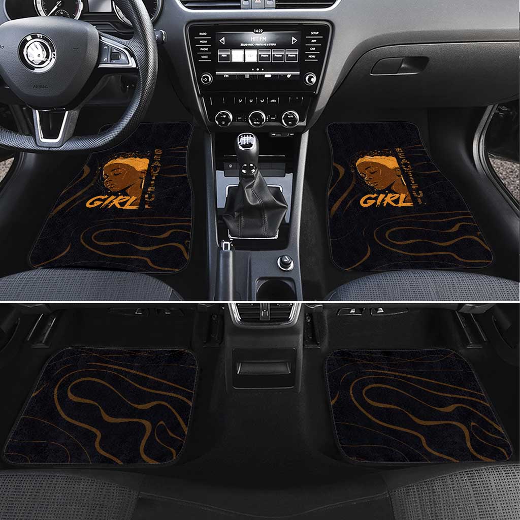 Personalized Beautiful Black Girl Car Mats - Women of Africa Design