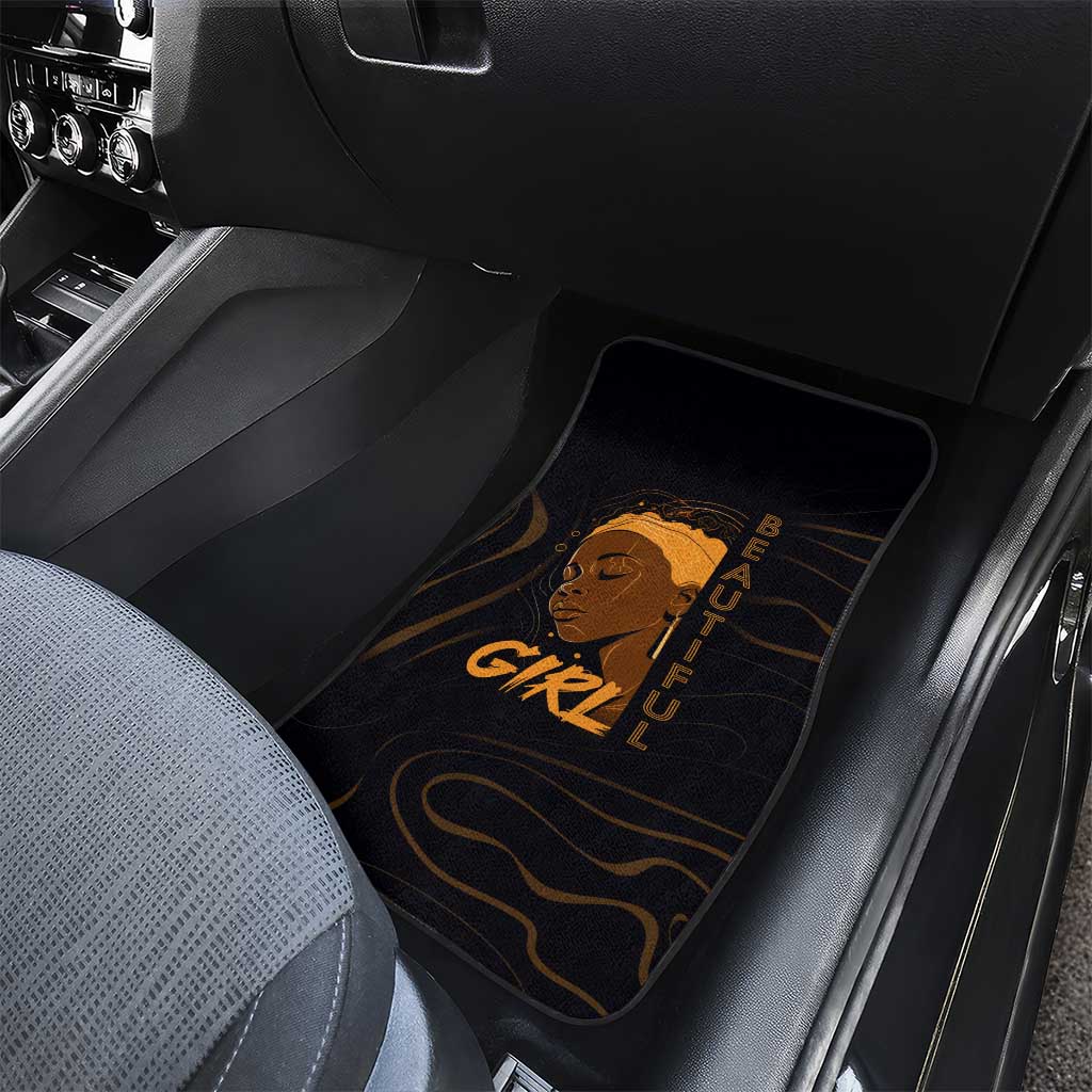 Personalized Beautiful Black Girl Car Mats - Women of Africa Design