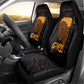 Personalized Beautiful Black Girl Car Seat Cover - Women of Africa Design