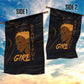 Personalized Beautiful Black Girl Garden Flag - Women of Africa Design