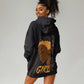 Personalized Beautiful Black Girl Hoodie Dress - Women of Africa Design