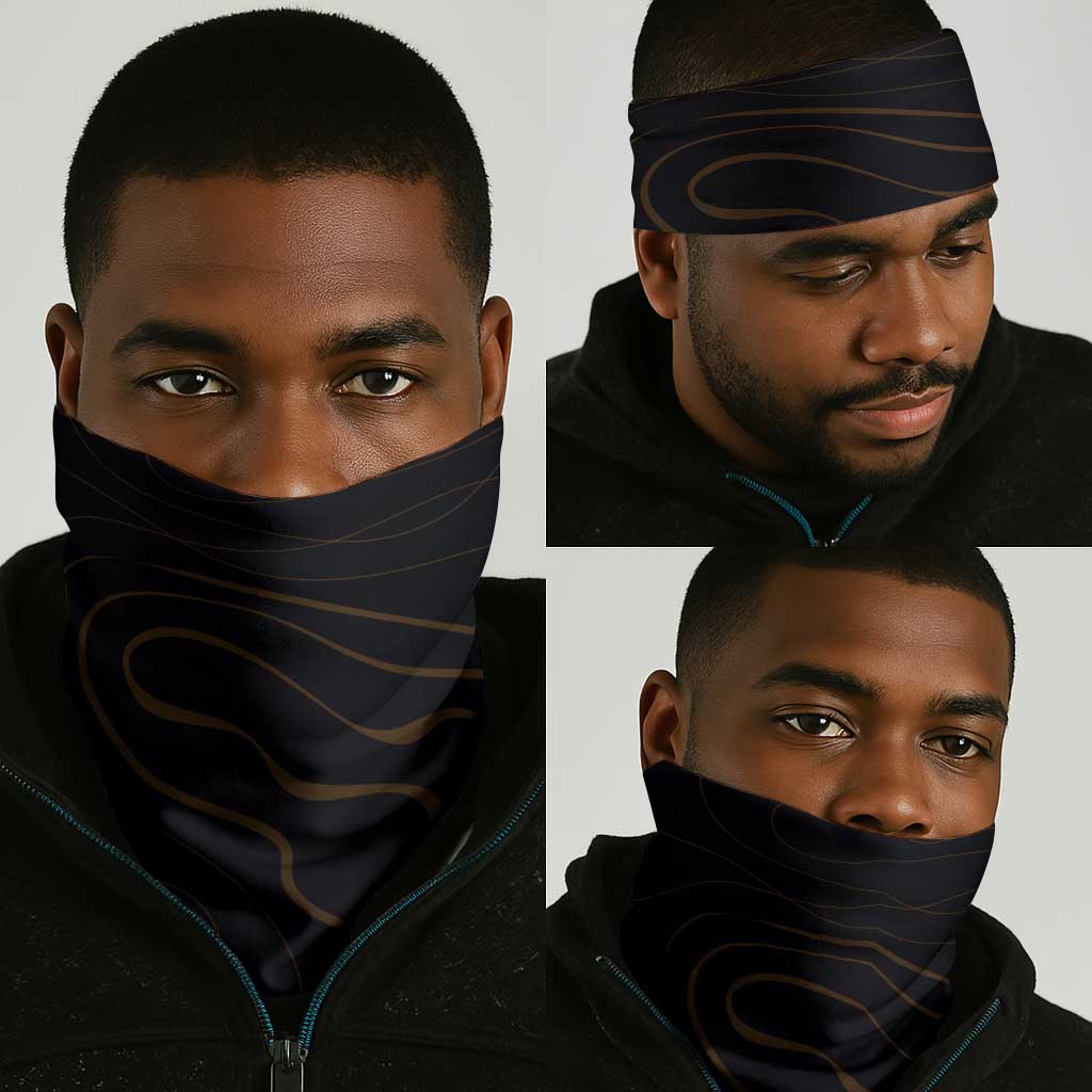 Beautiful Black Girl Neck Gaiter - Women of Africa Design - African Pride
