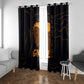 Personalized Beautiful Black Girl Window Curtain - Women of Africa Design