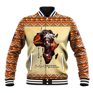 Love Africa Baseball Jacket - Personalized Beautiful Black Girl DT02