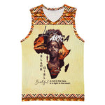 Love Africa Basketball Jersey - Personalized Beautiful Black Girl - African Pride