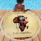 Love Africa Beach Blanket - Personalized Beautiful Black Girl