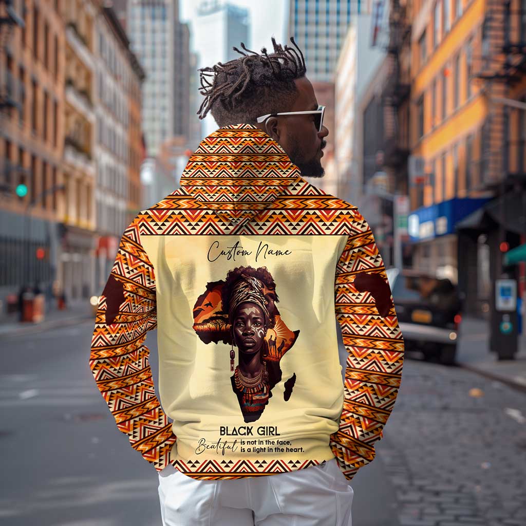 Love Africa Hoodie - Personalized Beautiful Black Girl