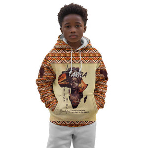 Love Africa Kid Hoodie - Personalized Beautiful Black Girl