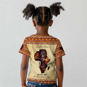 Love Africa Kid T shirt - Personalized Beautiful Black Girl