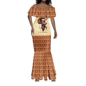 Love Africa Mermaid Dress - Personalized Beautiful Black Girl